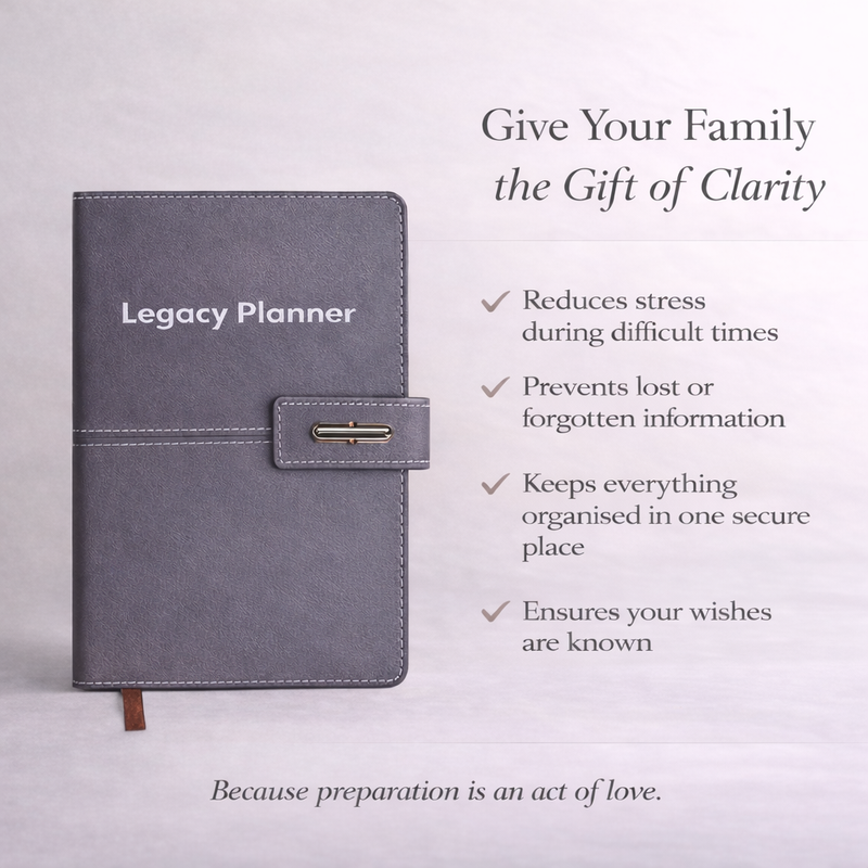 Legacy Planner Wholesale Order | Preserve Your Story, Protect Your Family (500 Units)