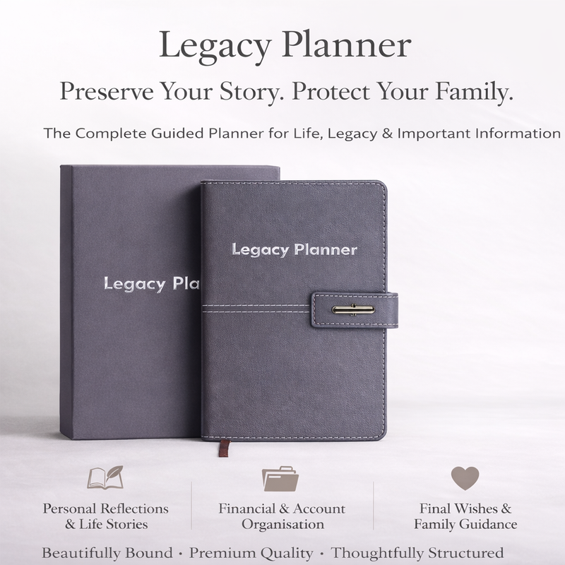Legacy Planner Wholesale Order | Preserve Your Story, Protect Your Family (500 Units)